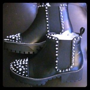 Studded Combat/Biker Boots